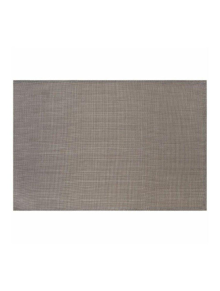 PLACEMAT FINE BAND BROWN - thehorecastore