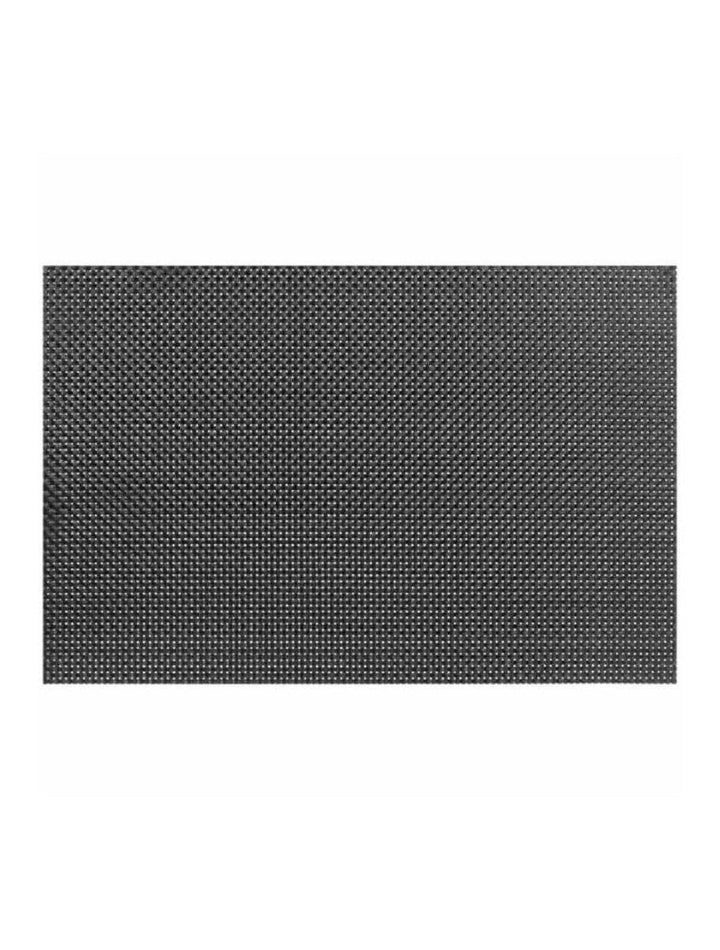 PLACEMAT WIDE BAND BLACK - thehorecastore