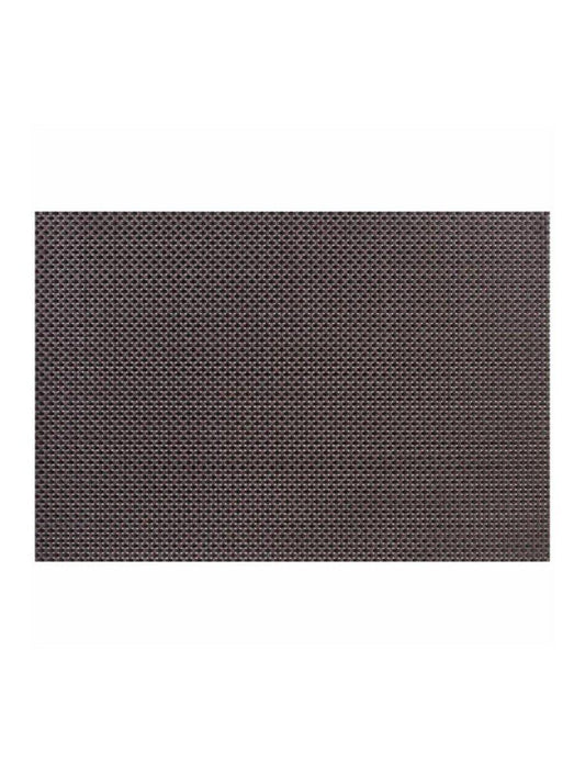 PLACEMAT WIDE BAND BROWN-BLACK - thehorecastore