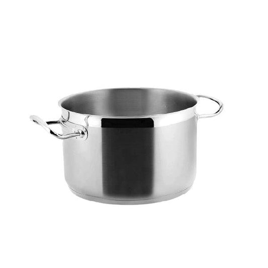 Lacor Spain 57033 Stainless Steel Eco Chef Sauce Pot 32 cm, 14.40 Liters Induction - thehorecastore