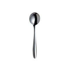 Furtino Wave 18/10 Stainless Steel Soup Spoon 4 mm, Length 19 cm, Pack of 6