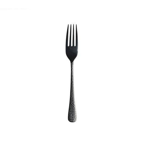 Furtino Hamford Table Fork Black Mirror 18/10 Stainless Steel Table Fork 4 mm, Pack of 6