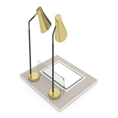 Carving Module With Double Lamp L 90 x W 80 cm, High Heat Resistant, Scratch Resistant. Safety Borderline, Non Slip, Retractable Wire.